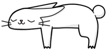 Dibujo de Lana durmiendo